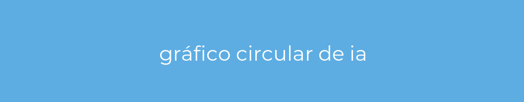 La imagen muestra un fondo azul con un texto centrado en letras blancas que muestra la palabra grafico-circular-de-ia 