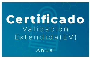 Certificado con Validacion Extendida (EV) (Anual)