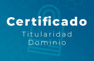 Certificado titularidad de dominio